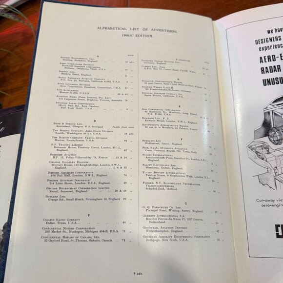 Janes All The Worlds Aircraft 1966-1967 Hardcover Book - Picture 3 of 4